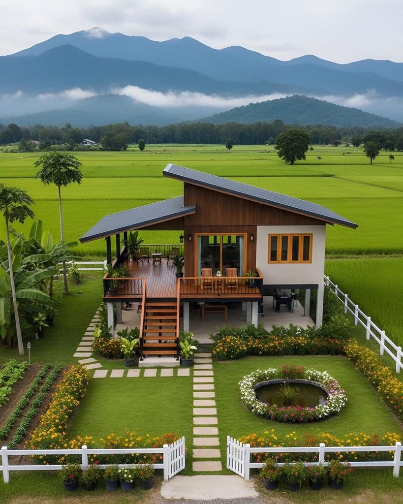 #Thiết kế thi công nhà vườn rẻ đẹp 